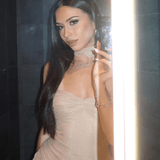 Gisela - Glitzer Abendkleid