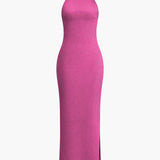 Luisa – Rückenfreies Neckholder-Abendkleid