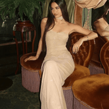 Gisela - Glitzer Abendkleid