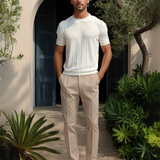 Wittam | Herren-Strickshirt mit vertikaler Rippstruktur