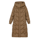 Lotte | Neck Wrap Gesteppter Langer Wintermantel