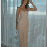 Gisela - Glitzer Abendkleid