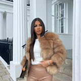 Lacy | Hochwertige Kunstfell-Jacke – Edles Design für Eleganz und Komfort