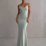 Xenia - Satin Abendkleid