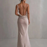 Xenia - Satin Abendkleid