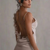 Xenia - Satin Abendkleid