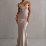 Xenia - Satin Abendkleid