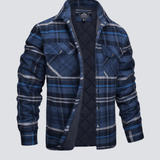 Kristian – Herren Langarmshirt im markanten Biker-Look