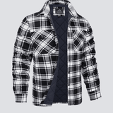 Kristian – Herren Langarmshirt im markanten Biker-Look