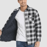 Kristian – Herren Langarmshirt im markanten Biker-Look