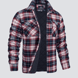 Kristian – Herren Langarmshirt im markanten Biker-Look