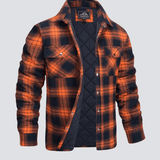 Kristian – Herren Langarmshirt im markanten Biker-Look